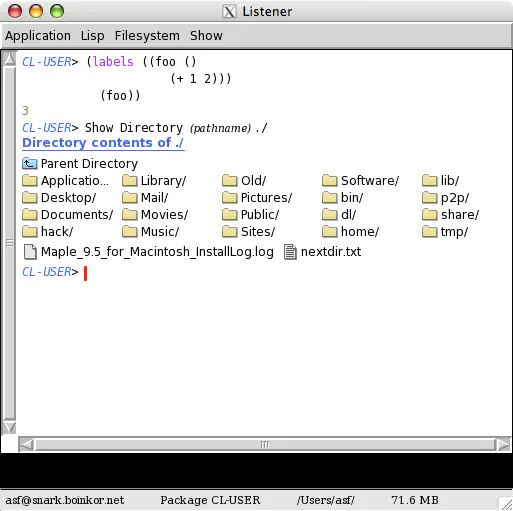 A clim listener with an active DREI input editor